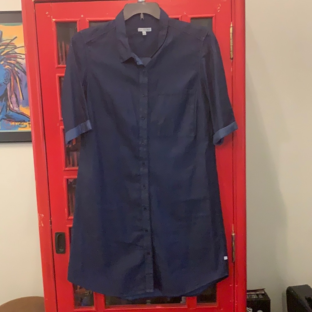 Calvin Klein cotton denim dress